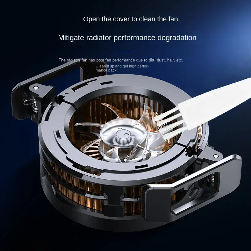 "MEMO Mobile Phone Cooler ❄️📱 Magnetic Cooling Fan for iPhone/Android 🎮"